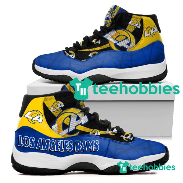 los angeles rams logo air jordan 11 sneakers shoes 1 qfKVX 600x600px Los Angeles Rams Logo Air Jordan 11 Sneakers Shoes