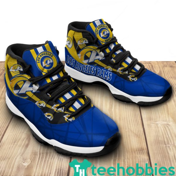 los angeles rams logo air jordan 11 sneakers shoes 2 nWmuJ 600x600px Los Angeles Rams Logo Air Jordan 11 Sneakers Shoes