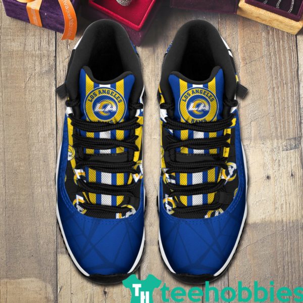 los angeles rams logo air jordan 11 sneakers shoes 3 Diso0 600x600px Los Angeles Rams Logo Air Jordan 11 Sneakers Shoes