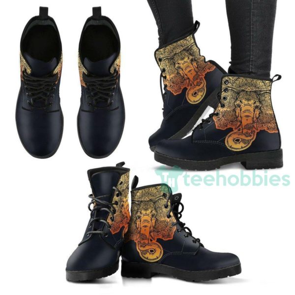 lotus elephant handcrafted leather boots shoes 1 CMquN 600x600px Lotus Elephant Handcrafted Leather Boots Shoes