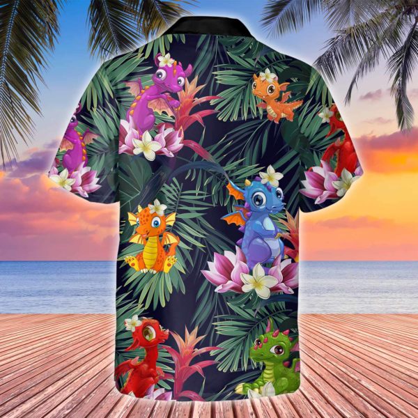 lovely dragons hawaiian shirtijjgh 600x600px Cute Dragons Happy Summer Hawaiian Shirt