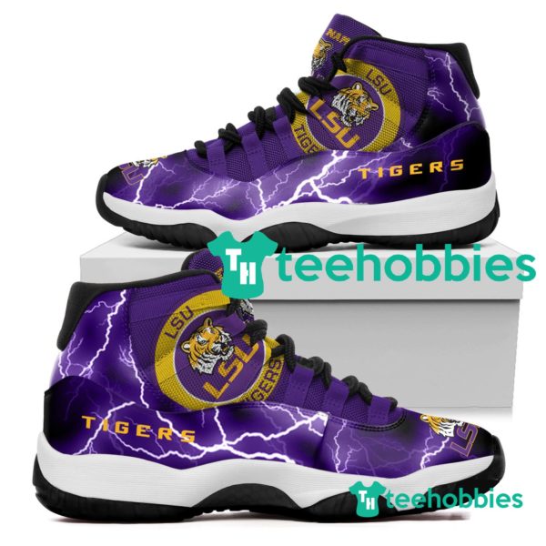 lsu tigers custom name air jordan 11 shoes sneakers mens womens personalized gifts 1 EYmwX 600x600px LSU Tigers Custom Name Air Jordan 11 Shoes Sneakers Mens Womens Personalized Gifts