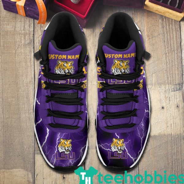 lsu tigers custom name air jordan 11 shoes sneakers mens womens personalized gifts 3 GHVBe 600x600px LSU Tigers Custom Name Air Jordan 11 Shoes Sneakers Mens Womens Personalized Gifts