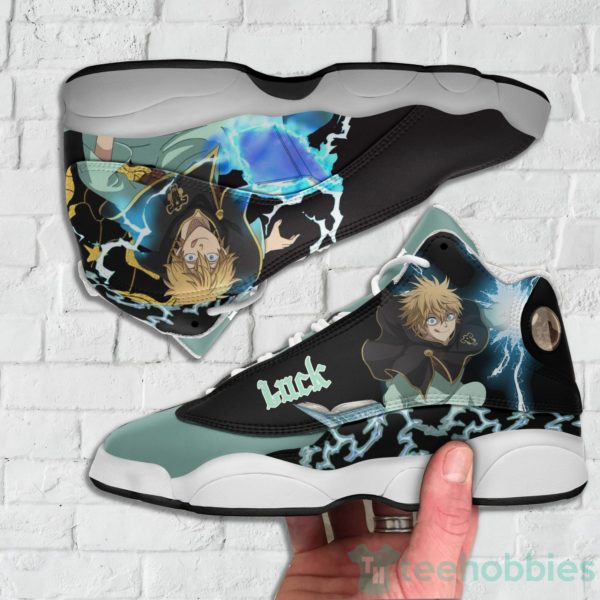 luck voltia custom black clover anime air jordan 13 shoes 3 z3mvL 600x600px Luck Voltia Custom Black Clover Anime Air Jordan 13 Shoes