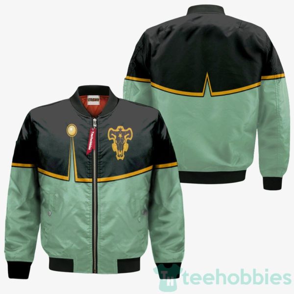 luck voltia custom black clover cosplay bomber jacket 3 AAKV2 600x600px Luck Voltia Custom Black Clover Cosplay Bomber Jacket