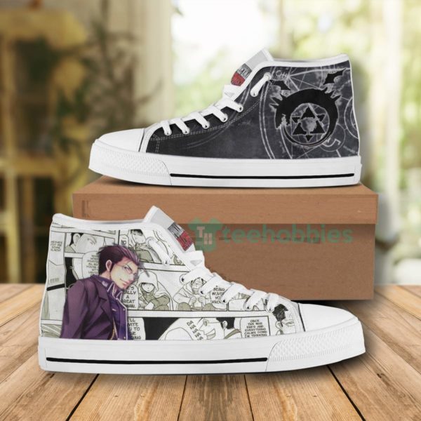 maes hughes high top canvas shoes custom fullmetal alchemist 1 eaUZW 600x600px Maes Hughes High Top Canvas Shoes Custom Fullmetal Alchemist
