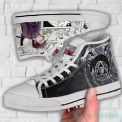 maes hughes high top canvas shoes custom fullmetal alchemist 3 8Gowl 247x247px Maes Hughes High Top Canvas Shoes Custom Fullmetal Alchemist