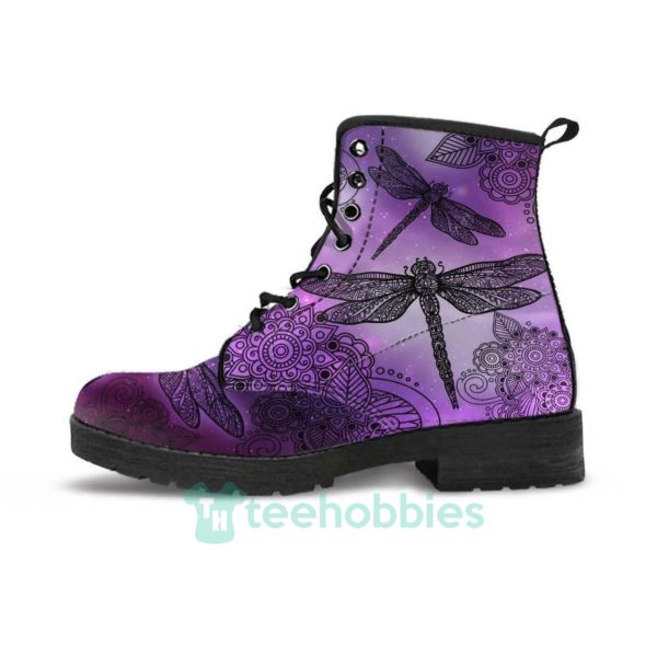 magic dragonflies purple leather boots shoes 1 N9J2T 600x600px Magic Dragonflies Purple Leather Boots Shoes