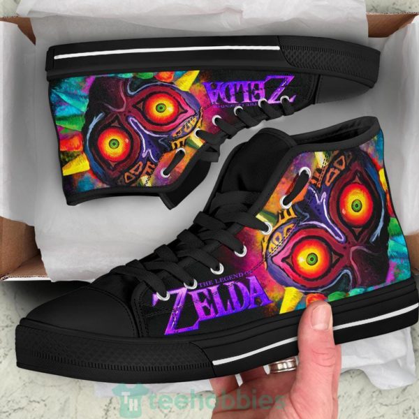 majoras sneakers legend of zelda high top shoes 2 kyboX 600x600px Majora's Sneakers Legend Of Zelda High Top Shoes