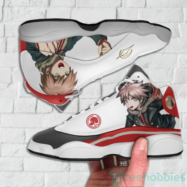 makoto naegi custom danganronpa anime air jordan 13 shoes 3 Oe7Gm 600x600px Makoto Naegi Custom Danganronpa Anime Air Jordan 13 Shoes
