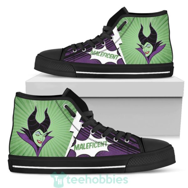 maleficent sneakers villain high top shoes fan gift 1 gxoMC 600x600px Maleficent Sneakers Villain High Top Shoes Fan Gift