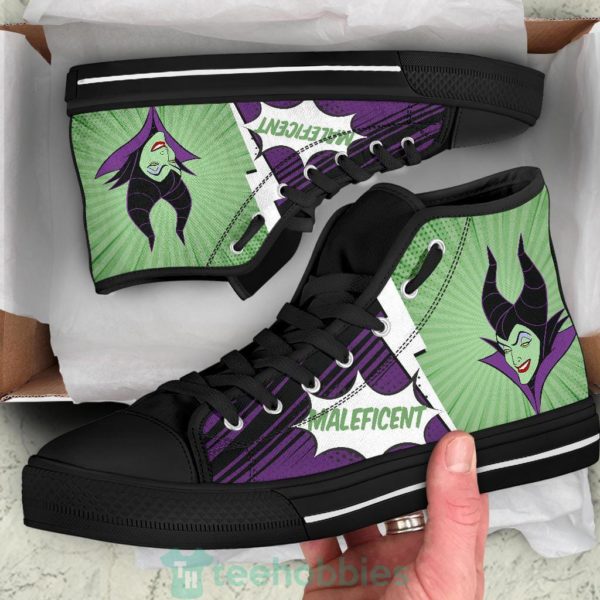 maleficent sneakers villain high top shoes fan gift 2 5xFNz 600x600px Maleficent Sneakers Villain High Top Shoes Fan Gift