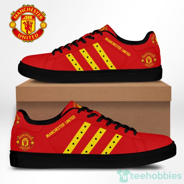 manchester united fc red low top skate shoes 2 9Prus 600x600px Manchester United Fc Red Low Top Skate Shoes