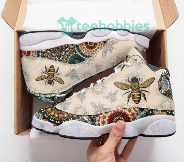 mandala bee air jordan 13 sneaker shoes 2 akRk1 600x529px Mandala Bee Air Jordan 13 Sneaker Shoes