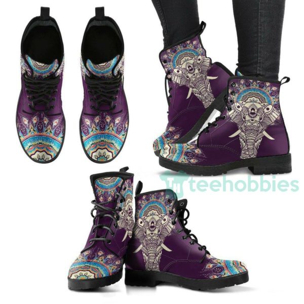 mandala elephant handcrafted best leather boots shoes 1 MqH0K 600x600px Mandala Elephant Handcrafted Best Leather Boots Shoes