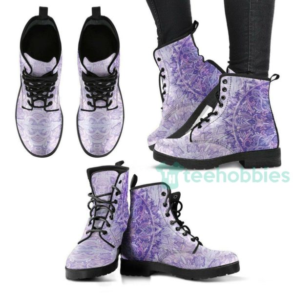 mandala leather boots shoes men women 1 WvZ7i 600x600px Mandala Leather Boots Shoes Men Women