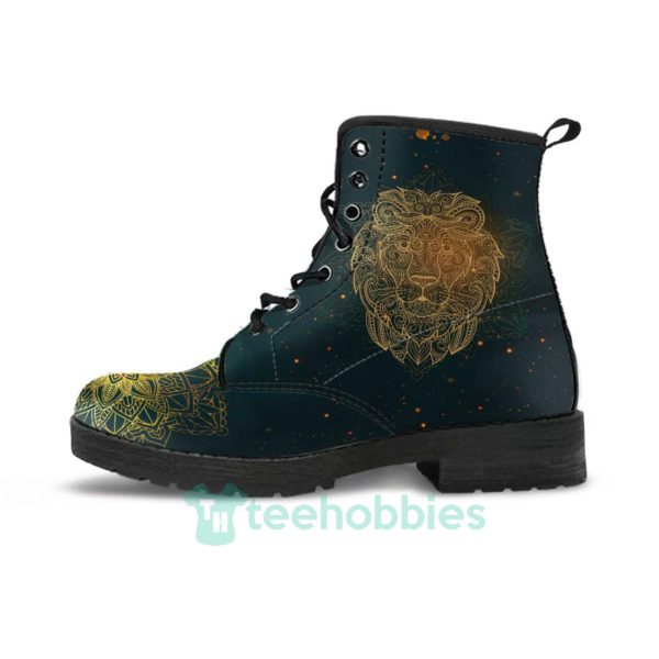 mandala lion leather boots shoes 1 Xbzwu 600x600px Mandala Lion Leather Boots Shoes