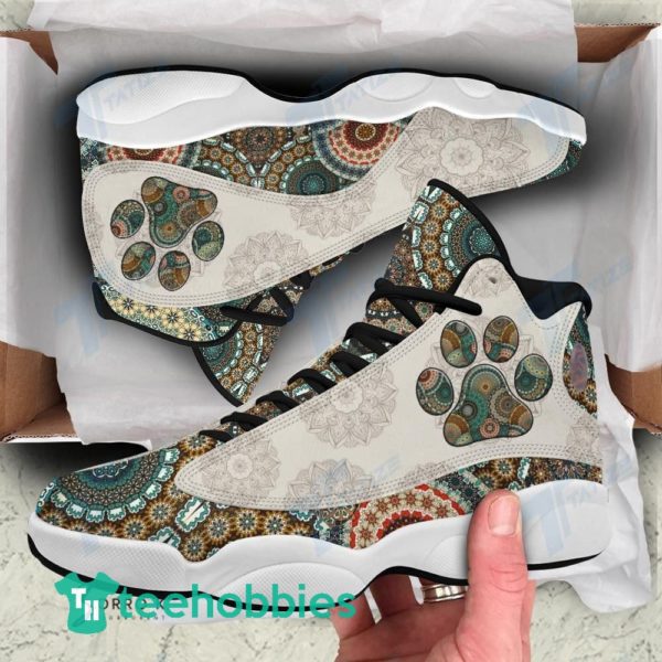 mandala pattern dog air jordan 13 sneaker shoesi shoes 1 CsFmH 600x600px Mandala Pattern Dog Air Jordan 13 Sneaker Shoesi Shoes