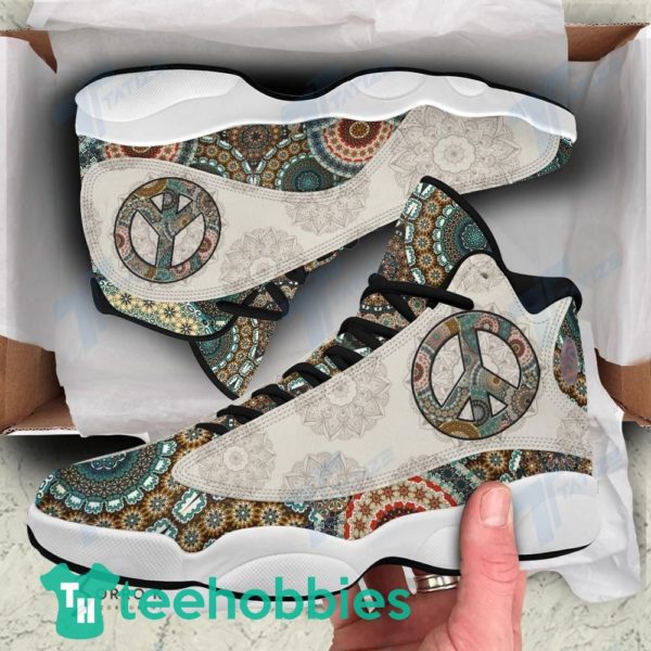 mandala pattern hippie air jordan 13 sneaker shoes 1 XTNwj 600x600px Mandala Pattern Hippie Air Jordan 13 Sneaker Shoes