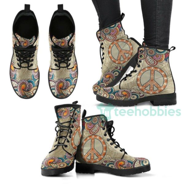 mandala peace handcrafted leather boots shoes 1 fZdTd 600x600px Mandala Peace Handcrafted Leather Boots Shoes