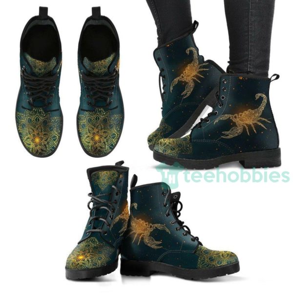 mandala scorpio leather boots shoes 1 MFa74 600x600px Mandala Scorpio Leather Boots Shoes