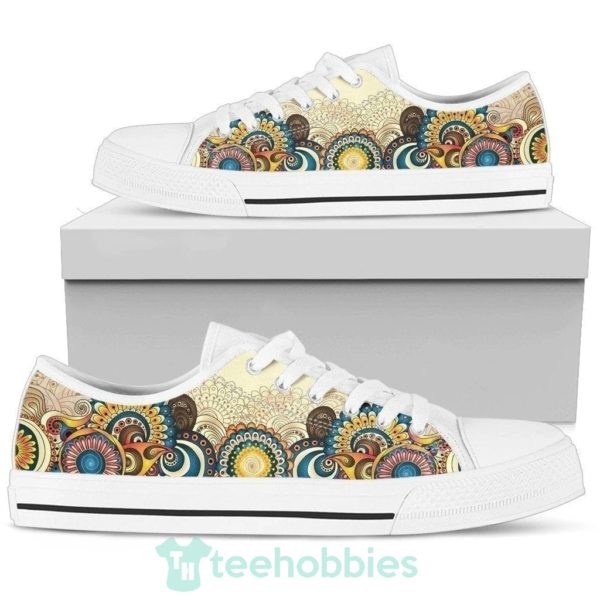 mandala simple low top shoes gift 1 kgRzi 600x600px Mandala Simple Low Top Shoes Gift