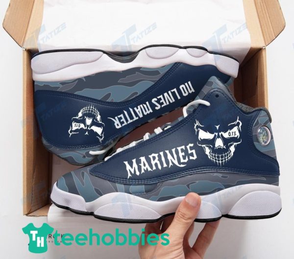 marines no lives matter air jordan 13 sneaker shoes 2 1iMM3 600x529px Marines No Lives Matter Air Jordan 13 Sneaker Shoes