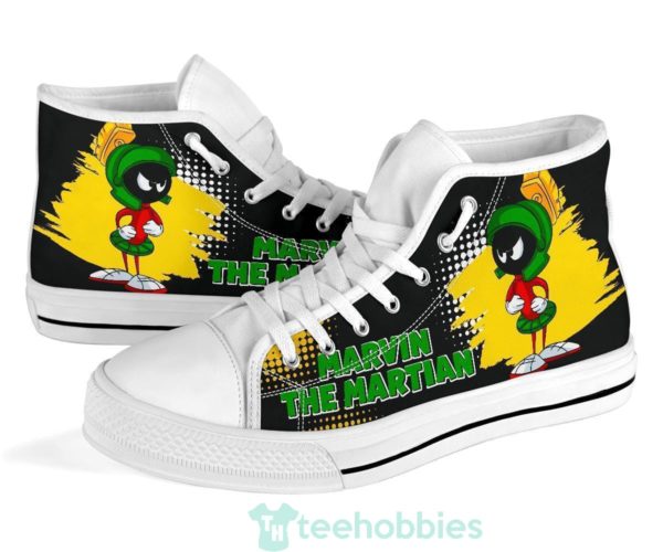 marvin the martian sneakers high top shoes fan 1 SfQBB 600x500px Marvin The Martian Sneakers High Top Shoes Fan