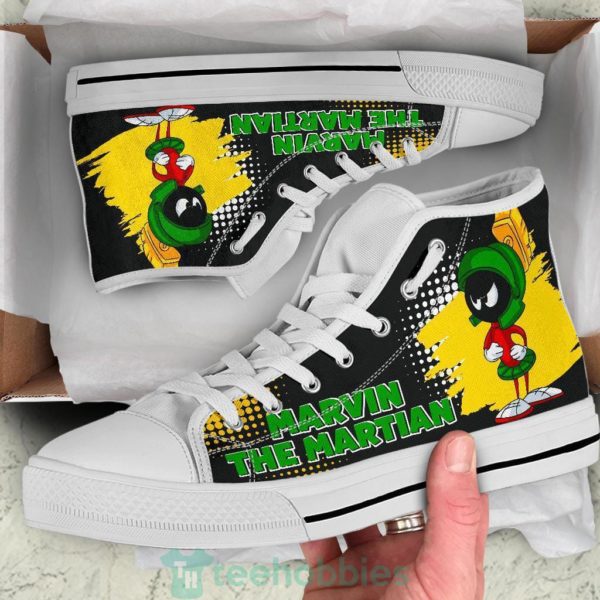 marvin the martian sneakers high top shoes fan 2 icTLD 600x600px Marvin The Martian Sneakers High Top Shoes Fan