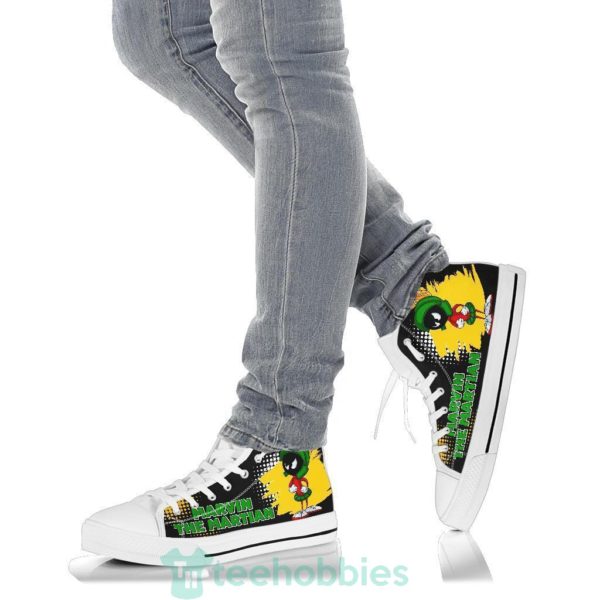 marvin the martian sneakers high top shoes fan 5 p35Ne 600x600px Marvin The Martian Sneakers High Top Shoes Fan