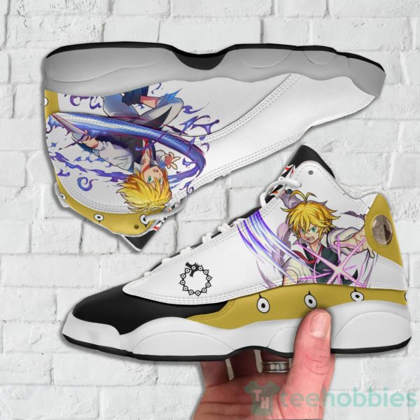 meliodas custom the seven deadly sins anime air jordan 13 shoes 3 OR0MW 600x600px Meliodas Custom The Seven Deadly Sins Anime Air Jordan 13 Shoes