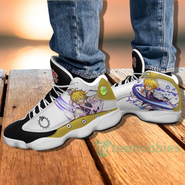 meliodas custom the seven deadly sins anime air jordan 13 shoes 4 WmvT4 600x600px Meliodas Custom The Seven Deadly Sins Anime Air Jordan 13 Shoes
