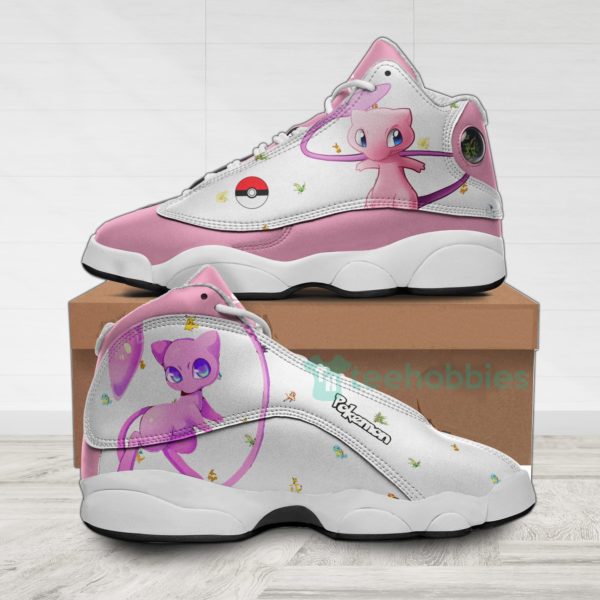 mew custom pokemon anime air jordan 13 shoes 1 VPLh6 600x600px Mew Custom Pokemon Anime Air Jordan 13 Shoes