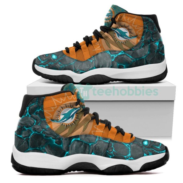 miami dolphins logo lava skull air jordan 11 shoes 1 8vwH8 600x600px Miami Dolphins Logo Lava Skull Air Jordan 11 Shoes