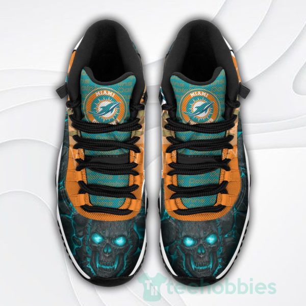 miami dolphins logo lava skull air jordan 11 shoes 3 y0LqM 600x600px Miami Dolphins Logo Lava Skull Air Jordan 11 Shoes