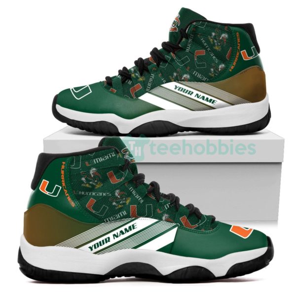miami hurricanes customized new air jordan 11 shoes 1 fxNmN 600x600px Miami Hurricanes Customized New Air Jordan 11 Shoes