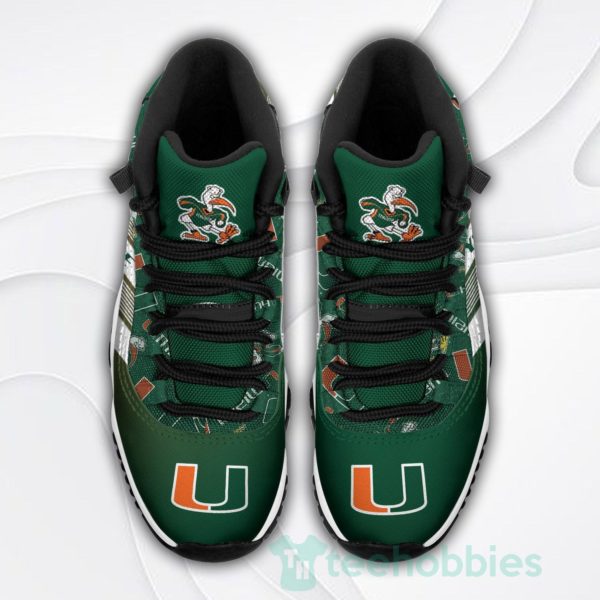 miami hurricanes customized new air jordan 11 shoes 3 2b9JR 600x600px Miami Hurricanes Customized New Air Jordan 11 Shoes