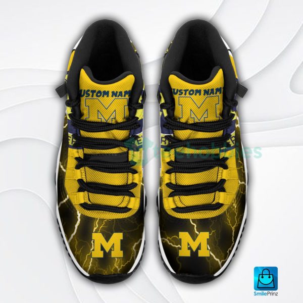 michigan wolverines custom air jordan 11 shoes gifts 3 A09r8 600x600px Michigan Wolverines Custom Air Jordan 11 Shoes Gifts