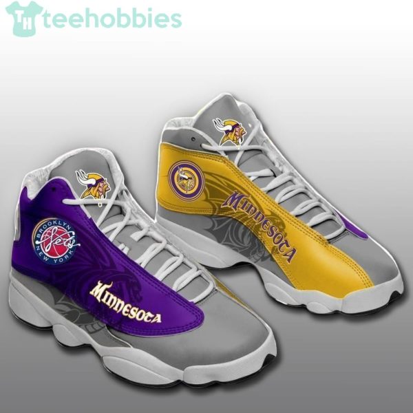 minesota vikings shoes form air jordan 13 sneaker shoes 1 mGuHd 600x600px Minesota Vikings Shoes Form Air Jordan 13 Sneaker Shoes