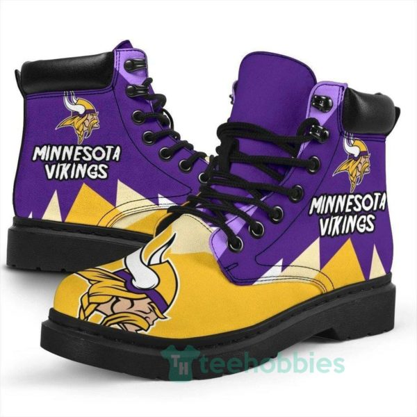 minnesota virkings football winter leather boots 1 lTVME 600x600px Minnesota Virkings Football Winter Leather Boots