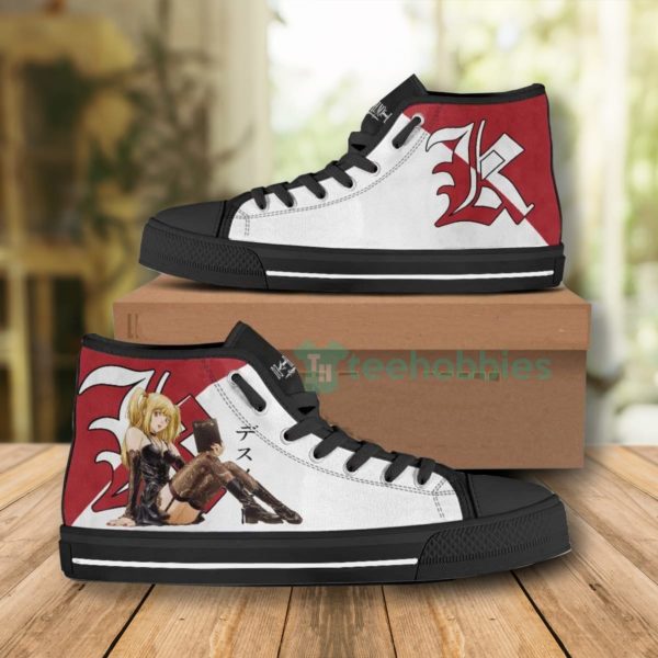 misa amane high top canvas shoes custom death note 2 bJJ0Y 600x600px Misa Amane High Top Canvas Shoes Custom Death Note
