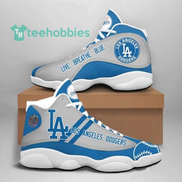 mlb los angeles dodgers air jordan 13 custom shoes sport sneakers shoes 1 vrYIX 600x600px Mlb Los Angeles Dodgers Air Jordan 13 Custom Shoes Sport Sneakers Shoes