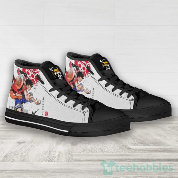 monkey d. luffy high top canvas shoes 4 y2Uh0 600x600px Monkey D. Luffy High Top Canvas Shoes