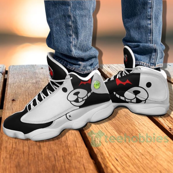 monokuma custom danganronpa anime air jordan 13 shoes 4 Yepks 600x600px Monokuma Custom Danganronpa Anime Air Jordan 13 Shoes
