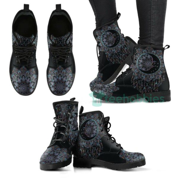moon dream catcher leather boots shoes 1 YDS2i 600x600px Moon Dream Catcher Leather Boots Shoes