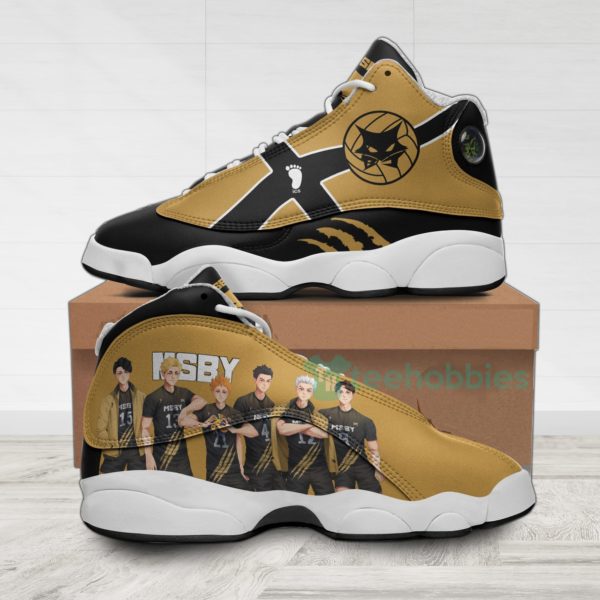 msby black jackal custom haikyuu anime air jordan 13 shoes 1 Vj0s2 600x600px MSBY Black Jackal Custom Haikyuu Anime Air Jordan 13 Shoes