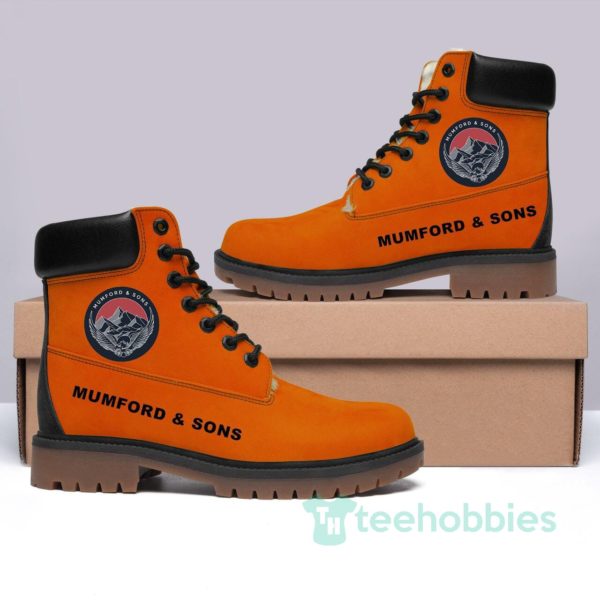 mumford 26 sons rock band leather boots men women shoes 1 flEDY 600x600px Mumford & Sons Rock Band Leather Boots Men Women Shoes