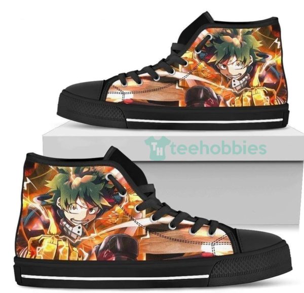 my hero academia izuku midoriyahigh top shoes 1 euQ6p 600x579px My Hero Academia Izuku MidoriyaHigh Top Shoes