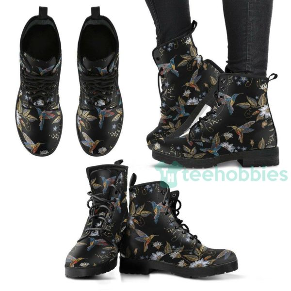 mystical birds paradise leather boots shoes 1 d8KMD 600x600px Mystical Birds Paradise Leather Boots Shoes