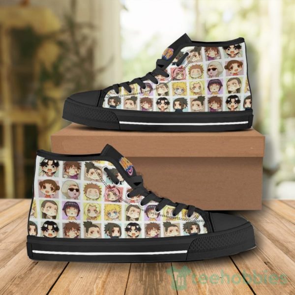 naruto high top canvas shoes custom cute chibi face 2 7rh8O 600x600px Naruto High Top Canvas Shoes Custom Cute Chibi Face